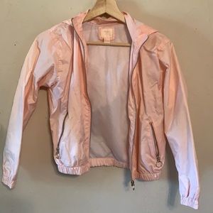 Cropped Pink Windbreaker
